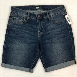 NWT Old Navy At Knee Length Denim Shorts